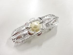 アンティーク　パール 帯留め